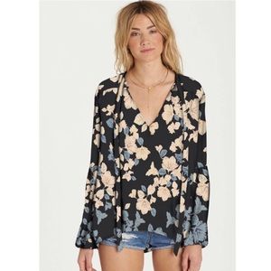 Billabong Birds on High Floral Top